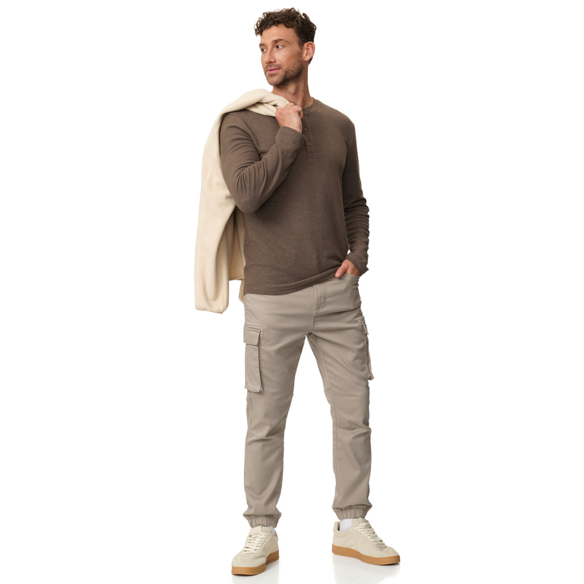 Herren Henley-Shirt