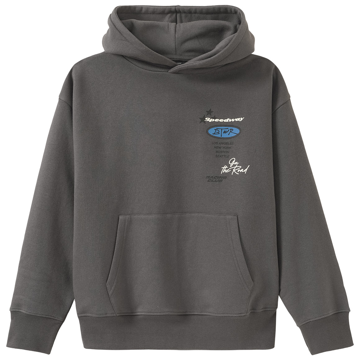 Jungen Hoodie mit großem Rücken-Print
