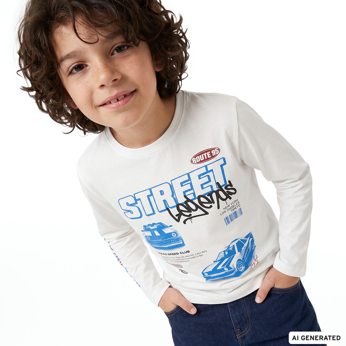 Jungen Langarmshirt mit Print