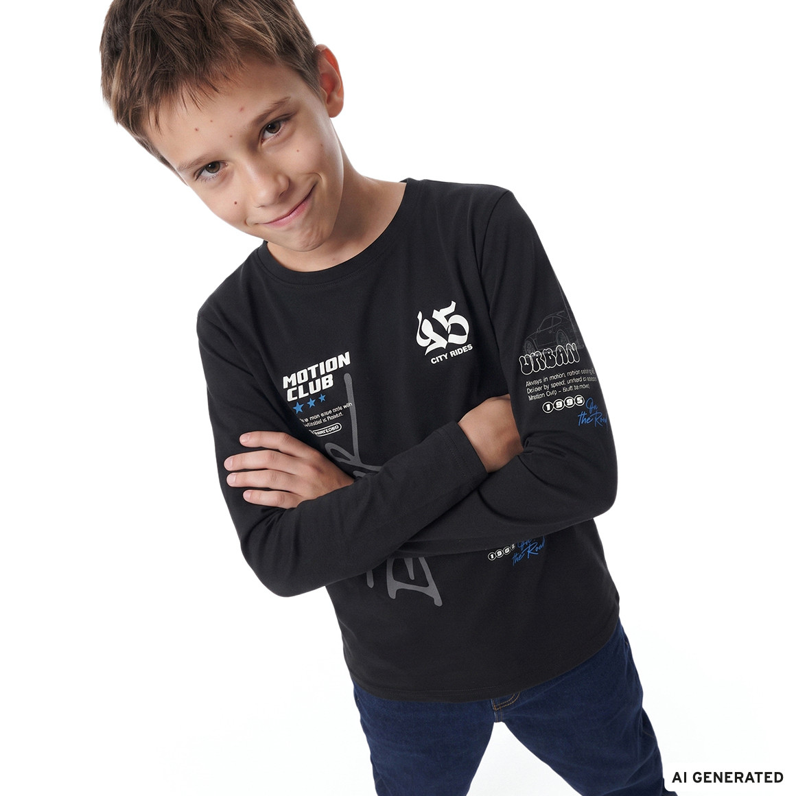 Jungen Langarmshirt mit Print