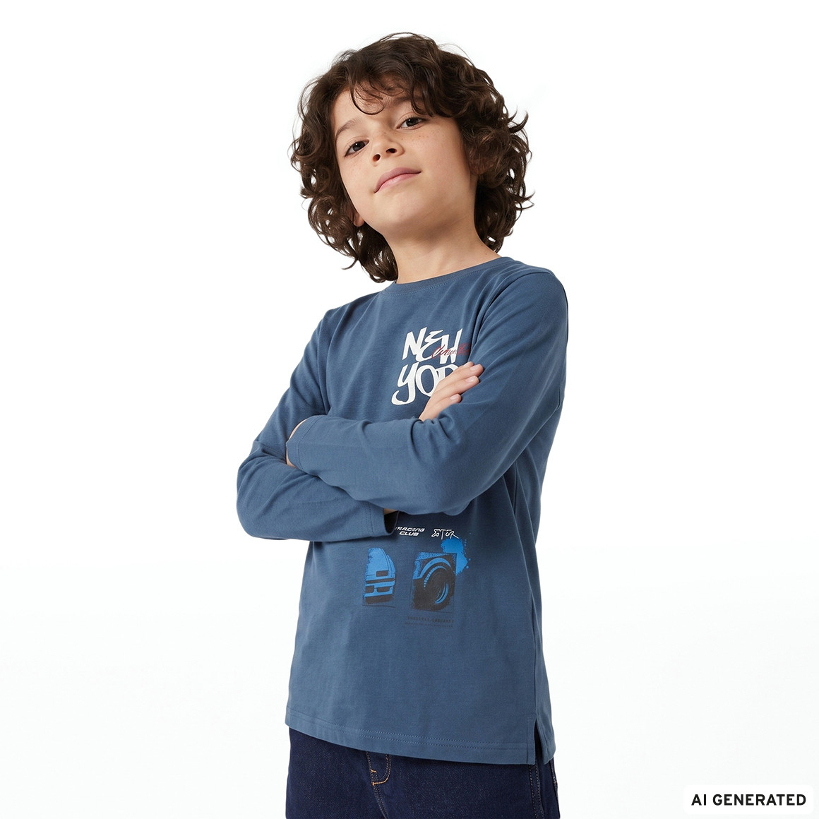 Jungen Langarmshirt mit Print