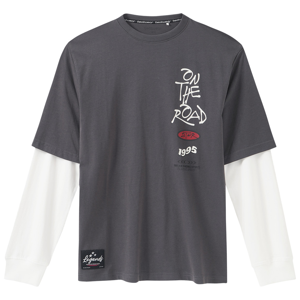 Jungen Langarmshirt im Layer-Look