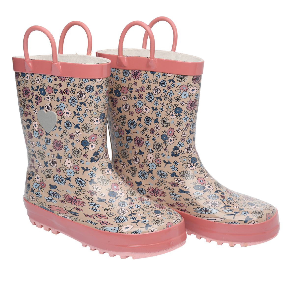 Mädchen Gummistiefel im Millefleur-Design