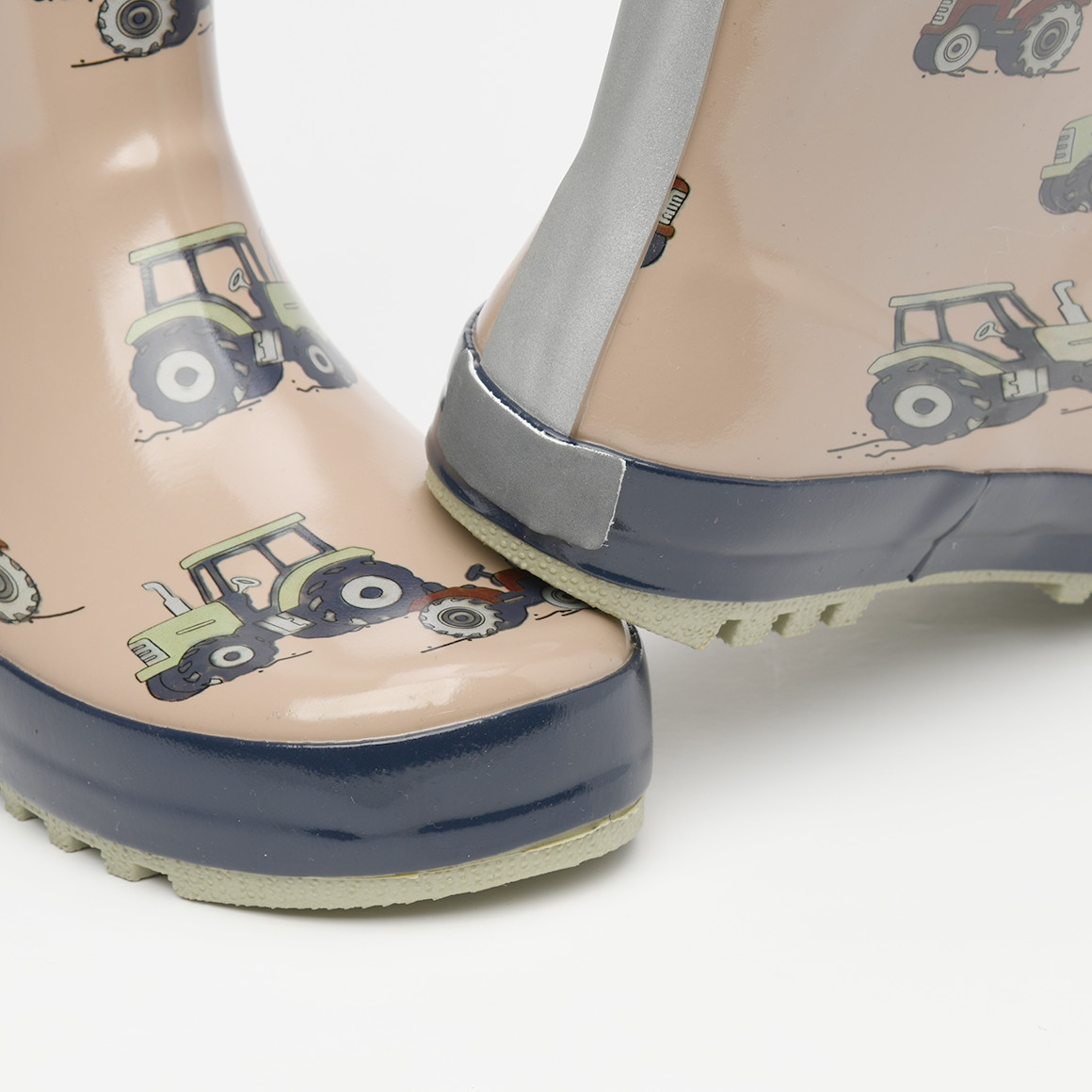 Jungen Gummistiefel mit Traktor-Allover