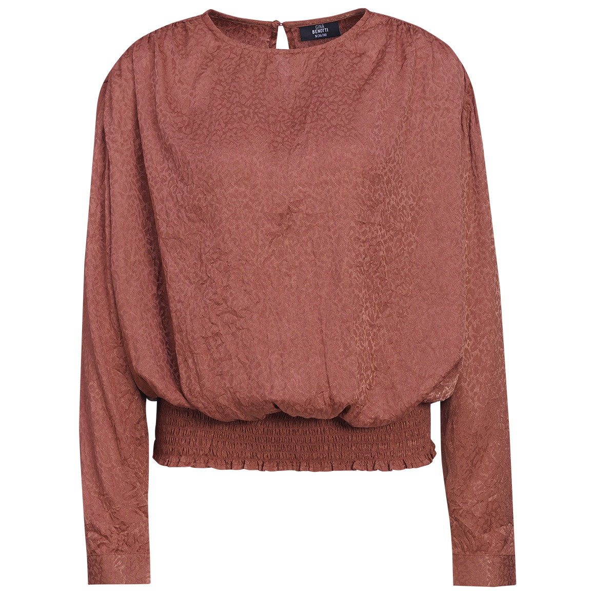 Damen Bluse in Knitter-Optik