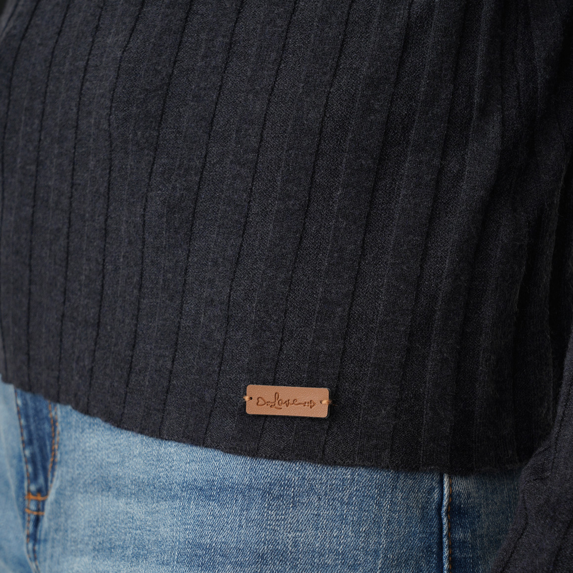 Damen Langarmshirt mit Turtleneck 