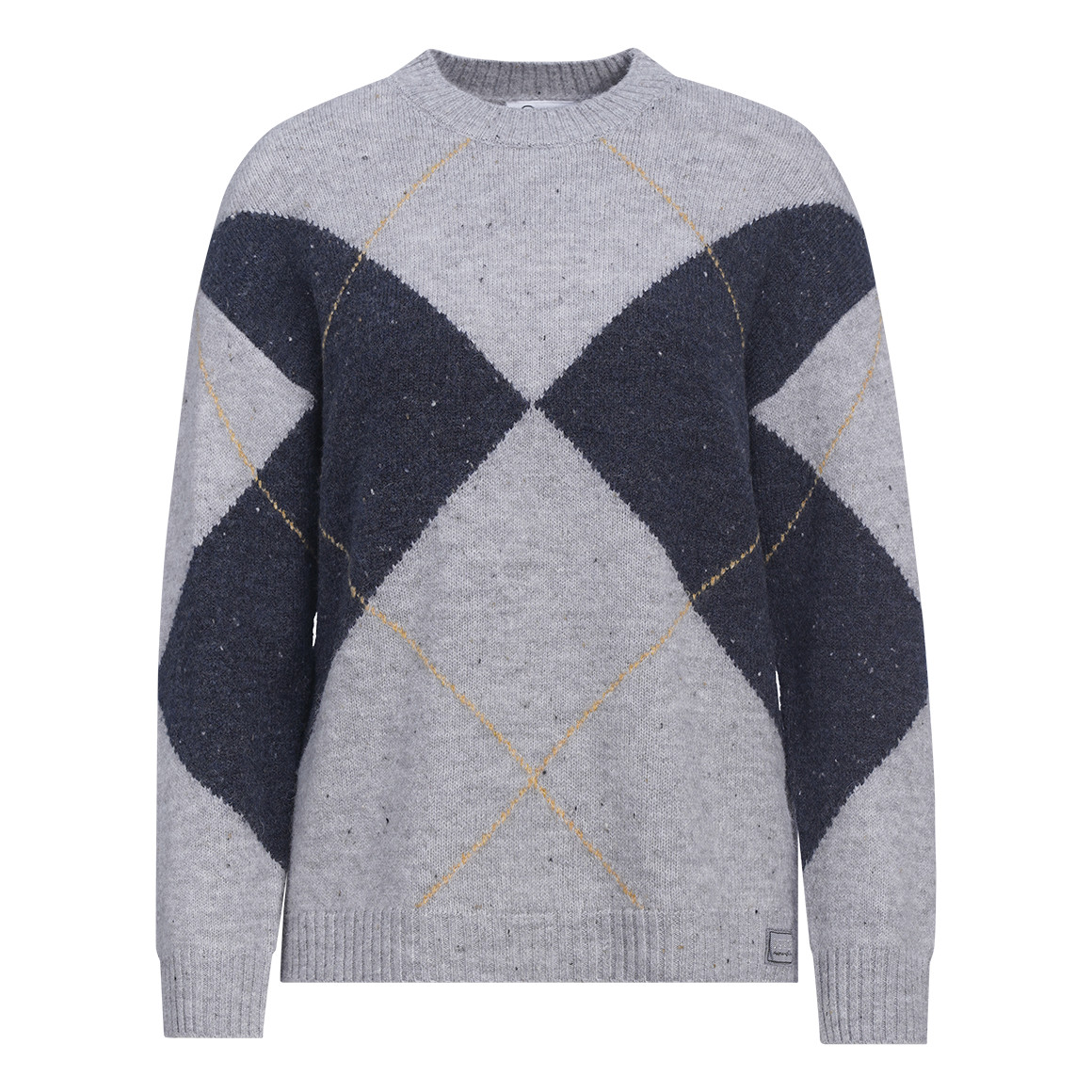 Damen Strickpullover mit Rautenmuster