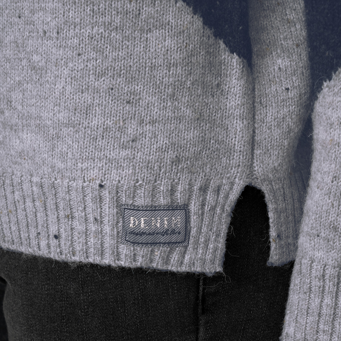 Damen Strickpullover mit Rautenmuster