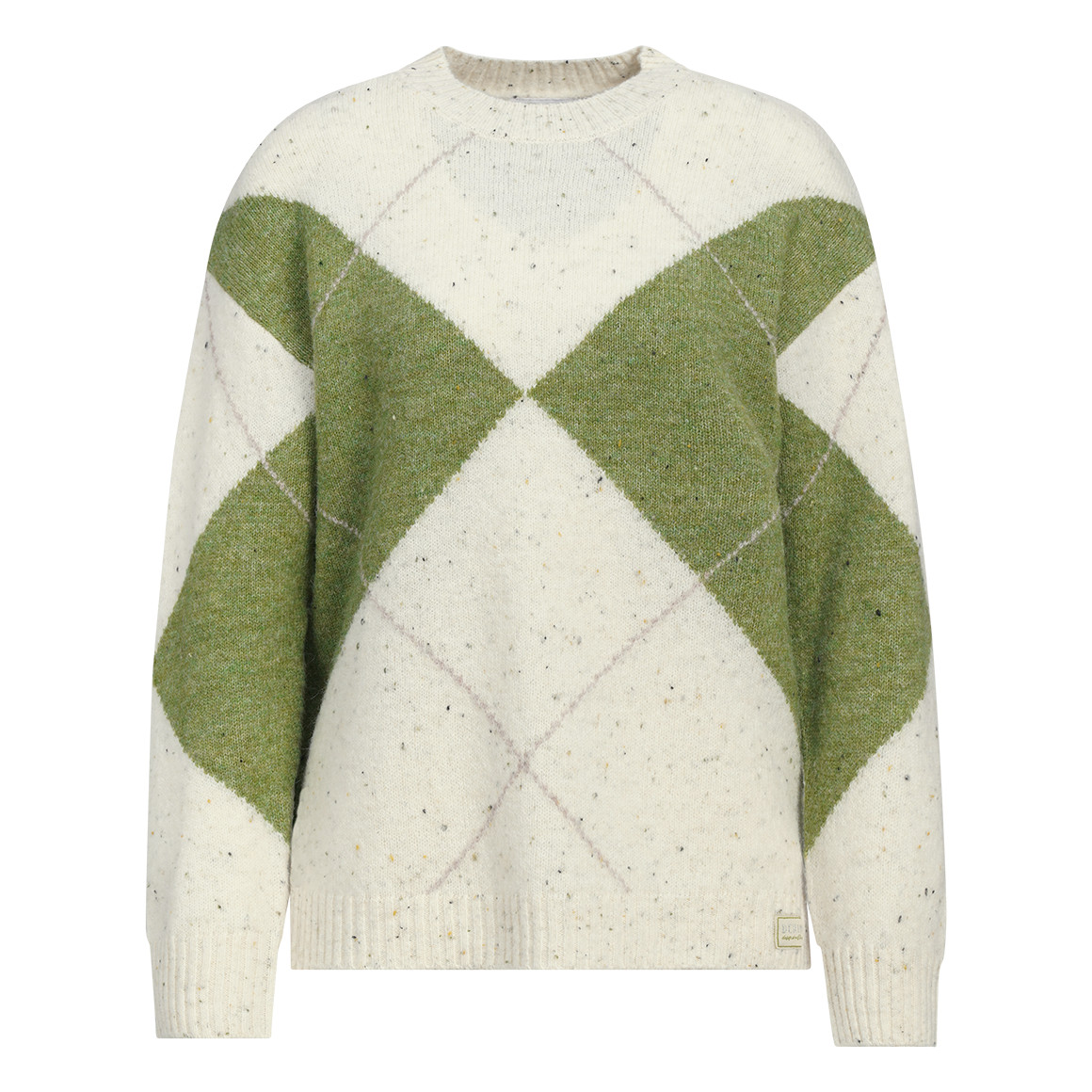 Damen Strickpullover mit Rautenmuster