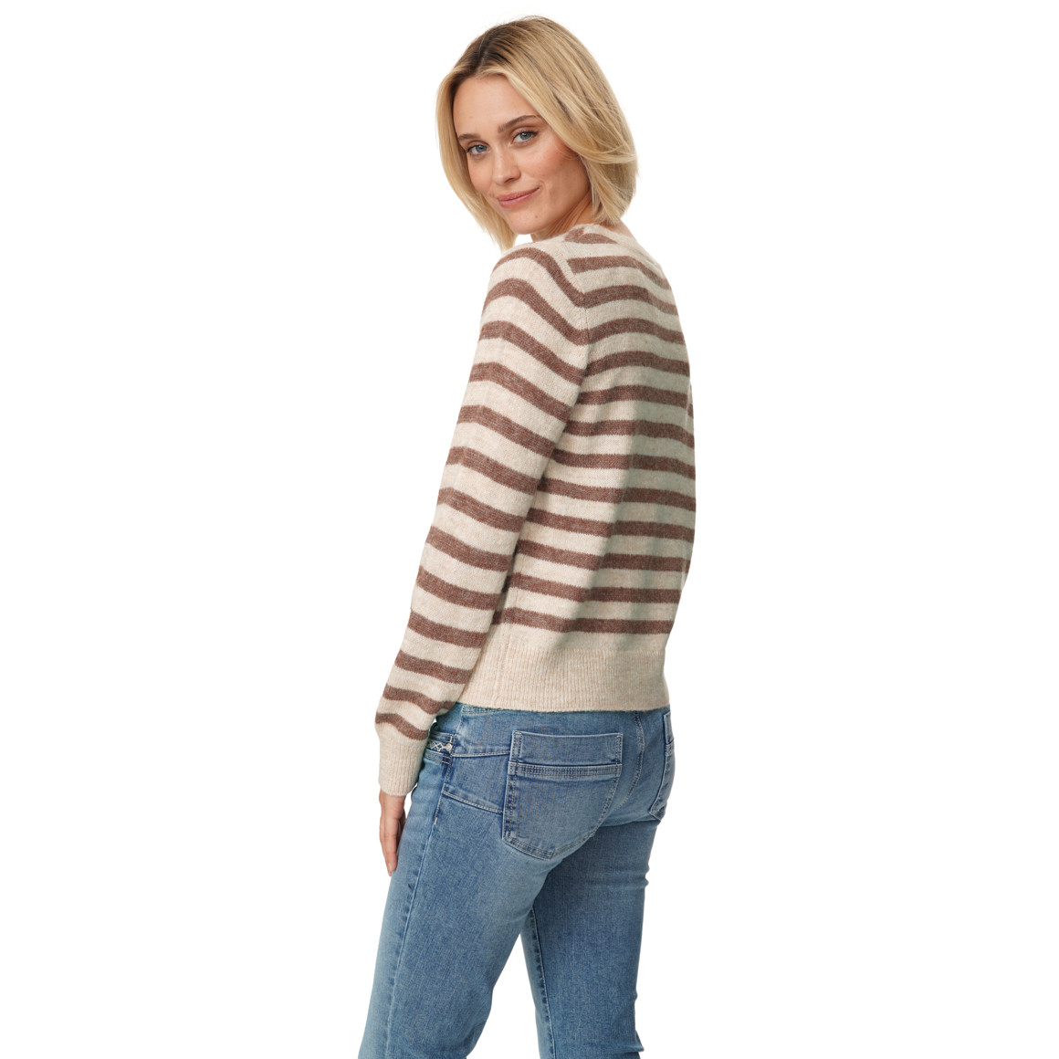 Damen Strickpullover mit Wolle