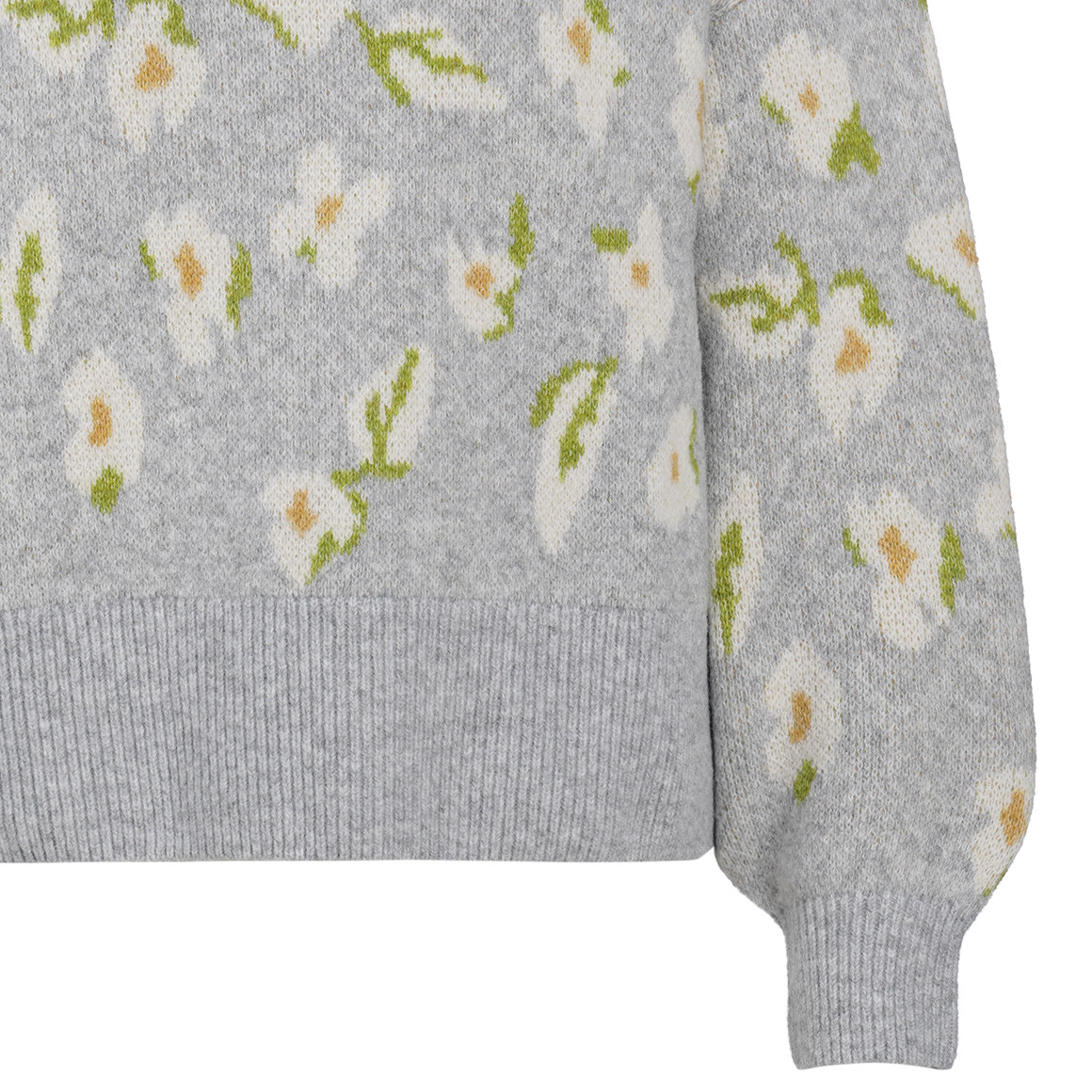 Damen Strickpullover mit Allover-Muster