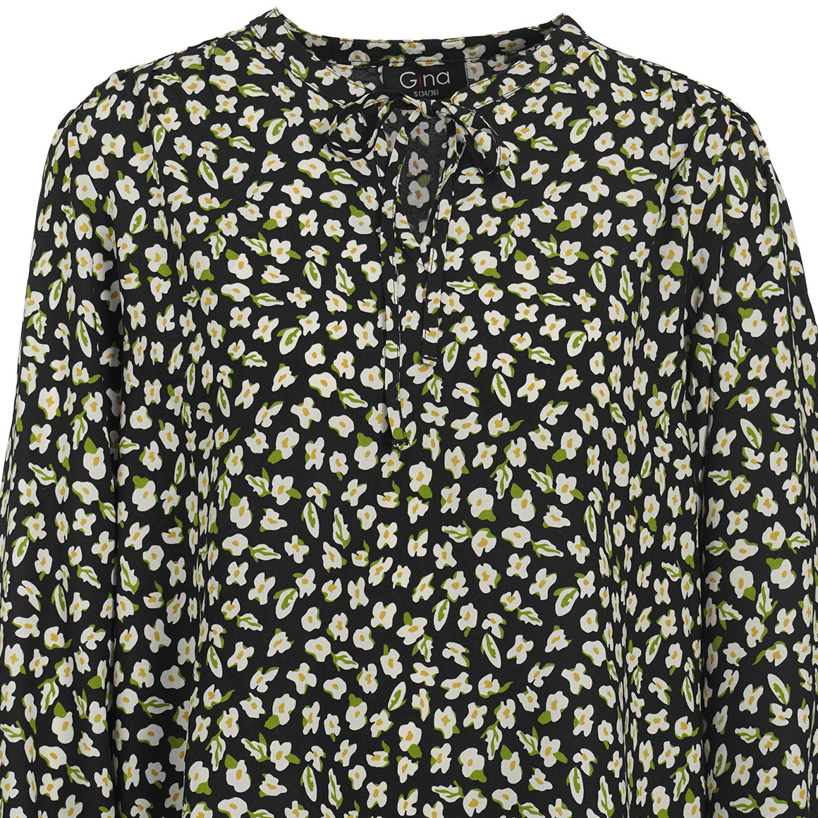 Damen Schlupfbluse mit Allover-Print
