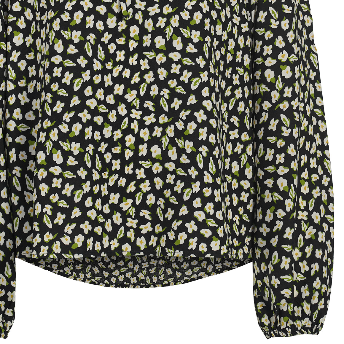 Damen Schlupfbluse mit Allover-Print