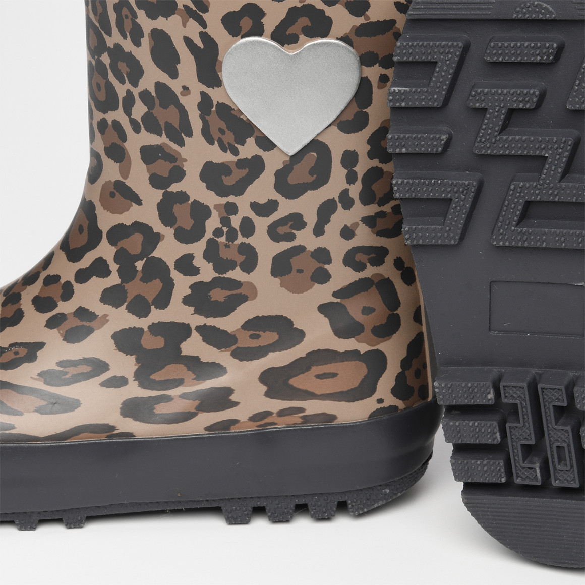 Mädchen Gummistiefel mit Leo-Muster