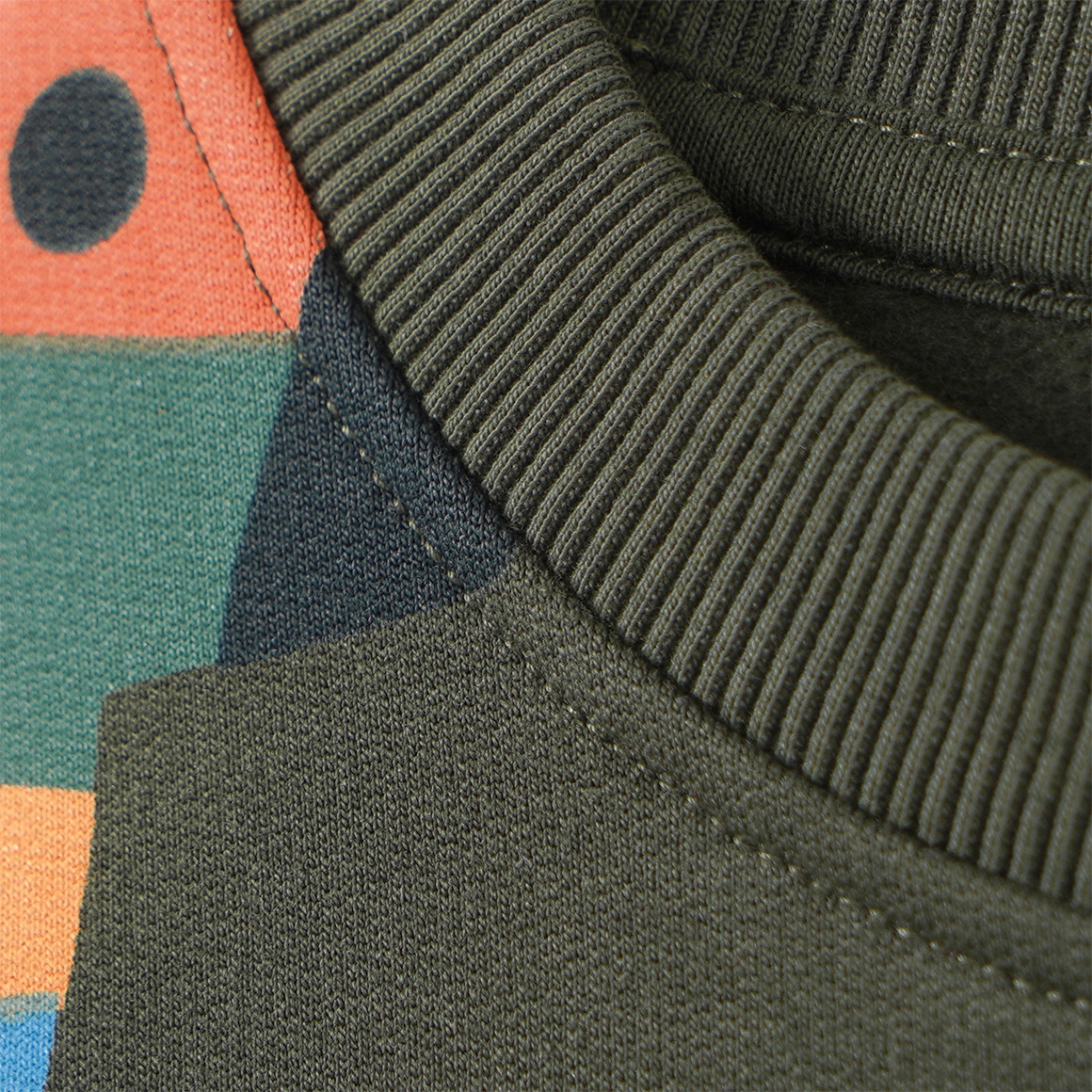 Sweatshirt voor jongens met all-overprint