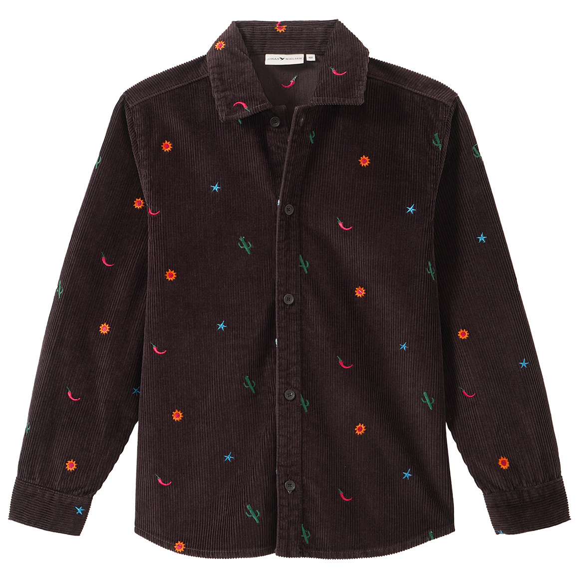 Overshirt voor kinderen van corduroy