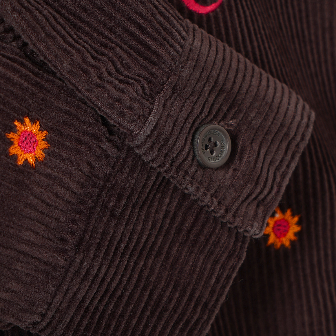 Overshirt voor kinderen van corduroy