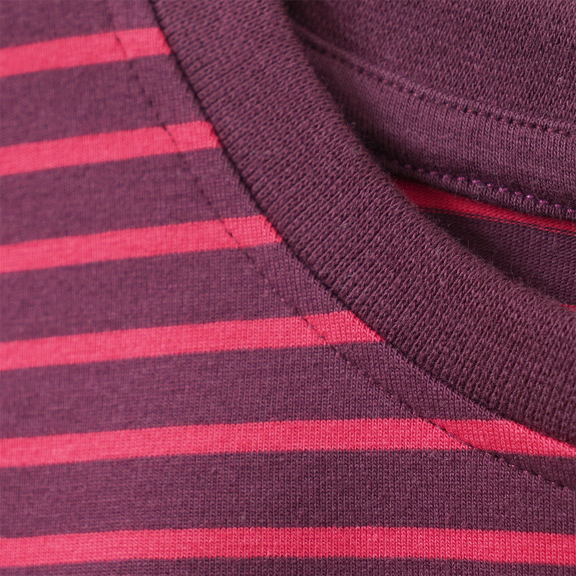 Meisjes-T-shirt met lange mouwen en strepen