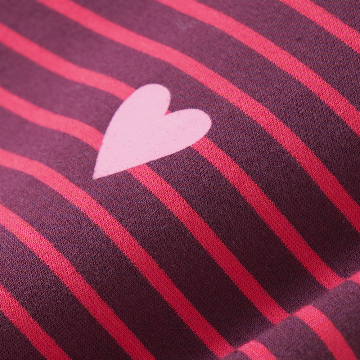 Meisjes-T-shirt met lange mouwen en strepen