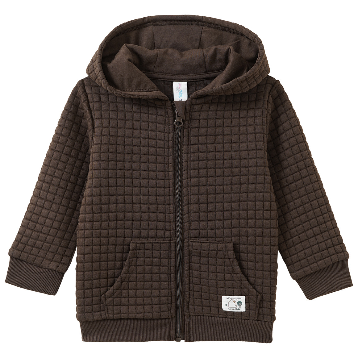 Baby  Sweatjacke mit Waffel-Struktur