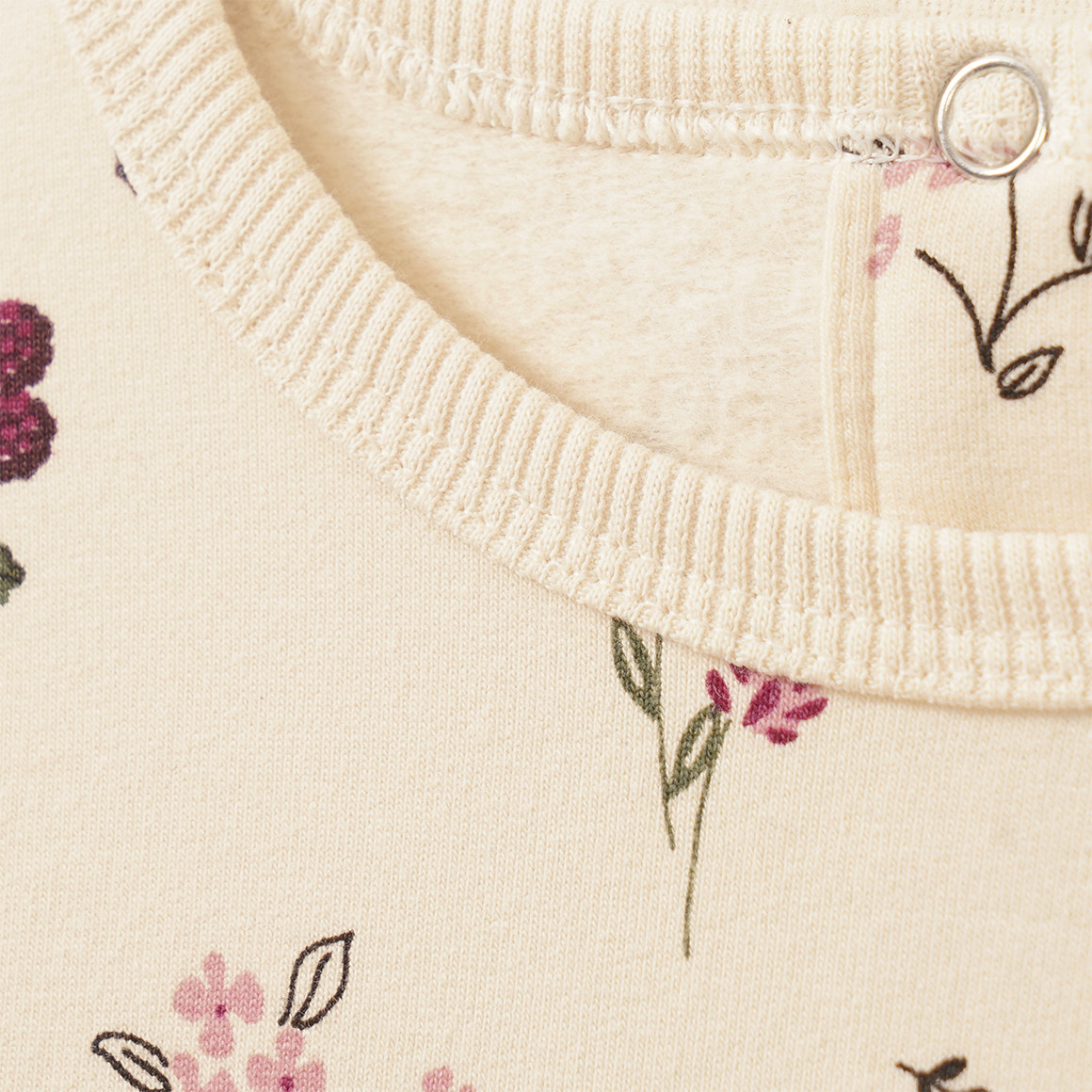 Baby Sweatkleid mit Allover-Print