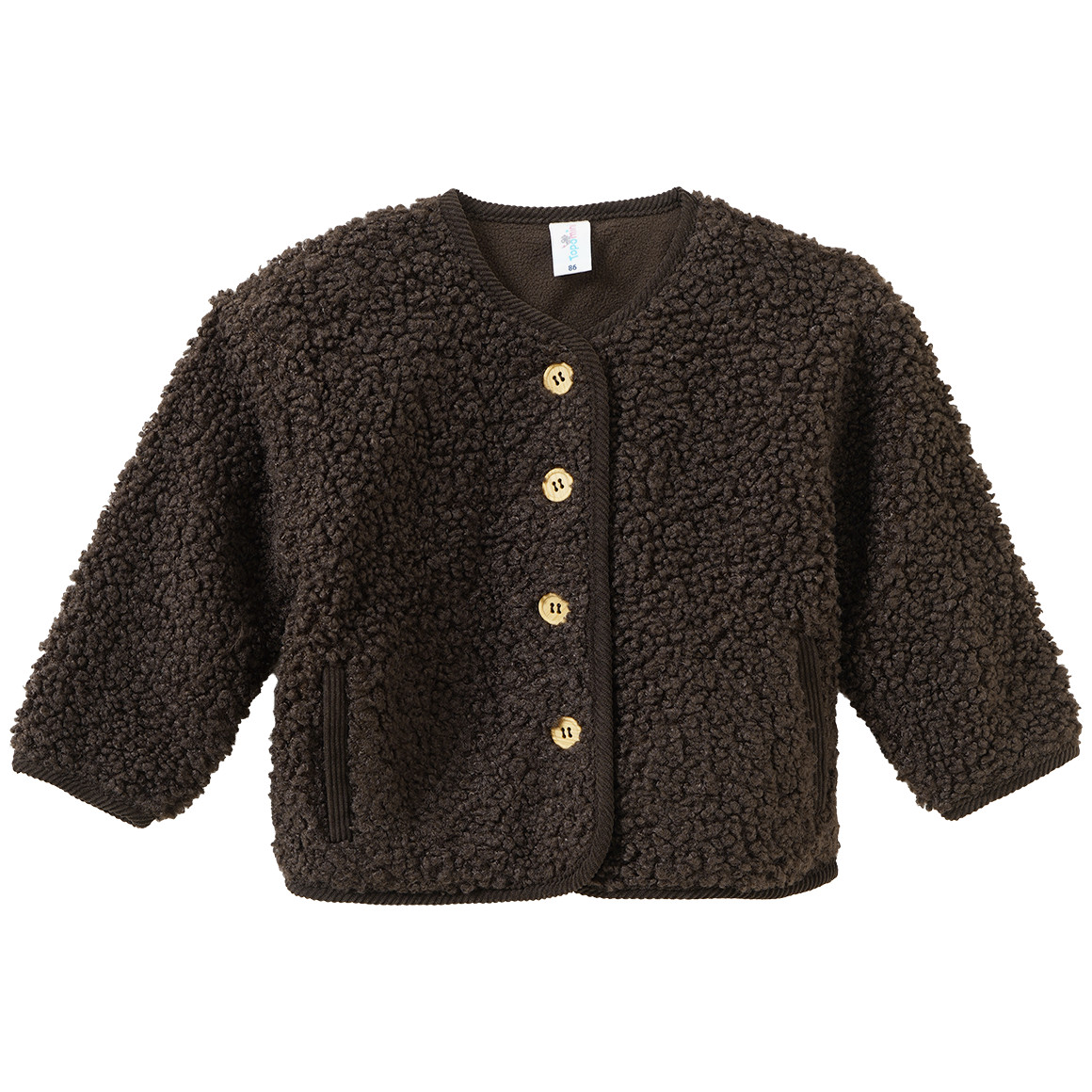 Teddyjasje voor meisjes met fleecevoering