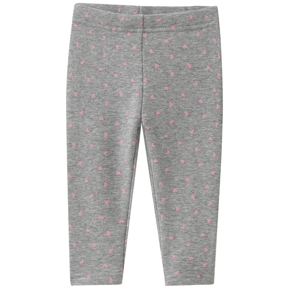 Baby Sweatleggings mit Herzchen-Allover