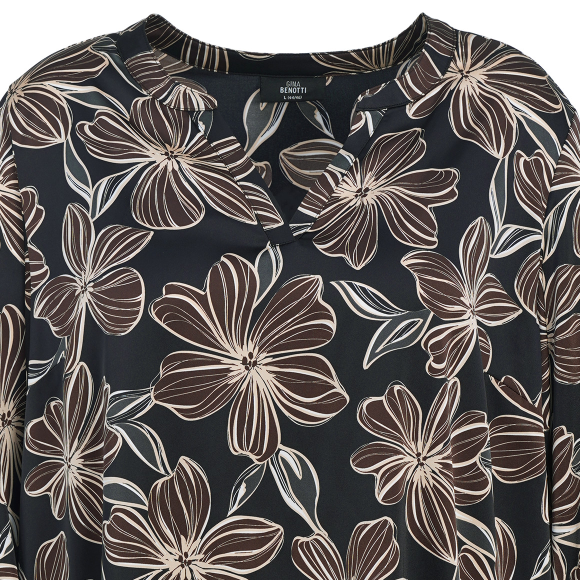 Damen Bluse mit Blumen-Muster