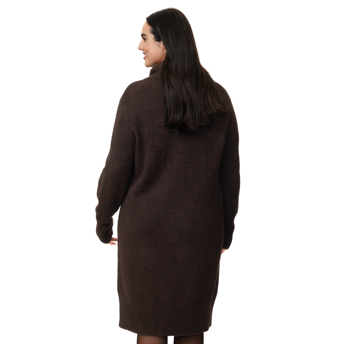 Damen Strickkleid mit Rollkragen