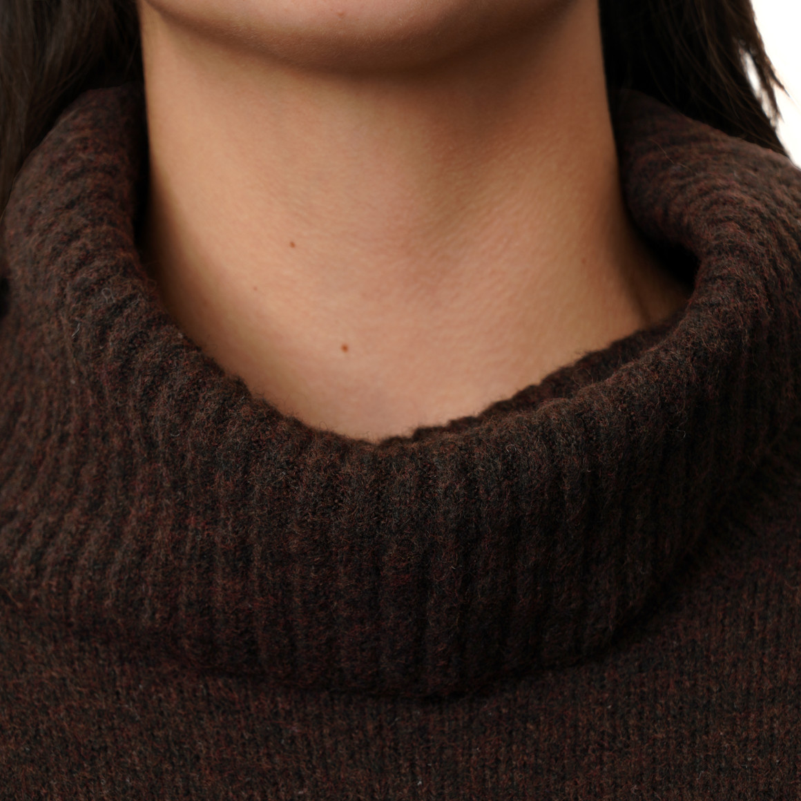 Damen Strickkleid mit Rollkragen