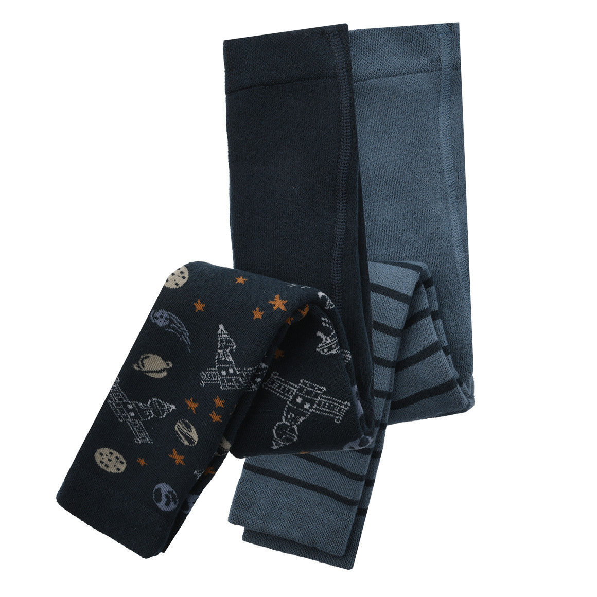 2 Jungen Frottee-Leggings im Set