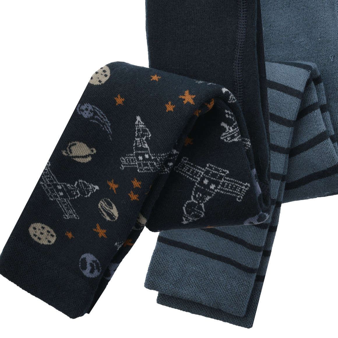 2 Jungen Frottee-Leggings im Set