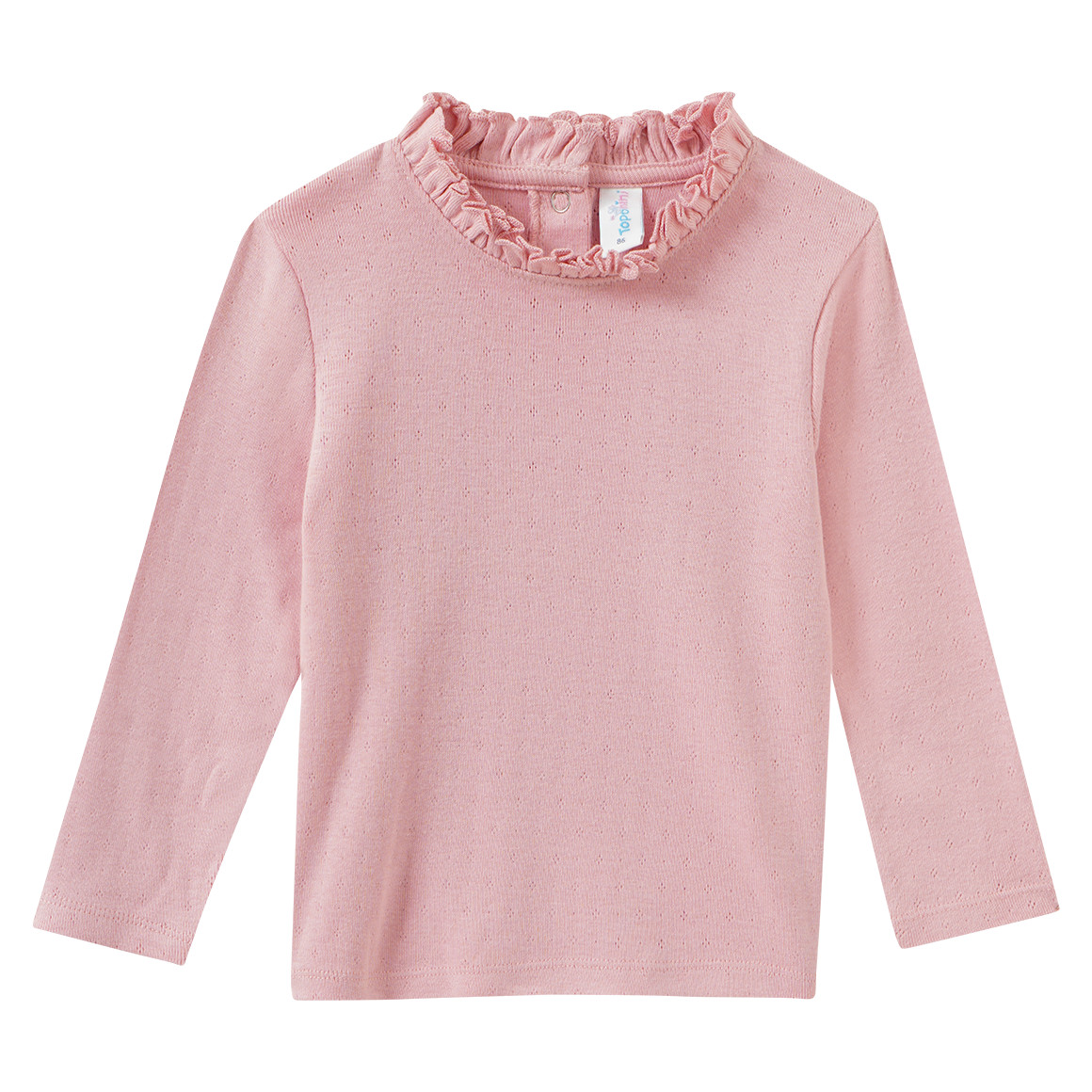 Baby Langarmshirt mit Ajour-Muster