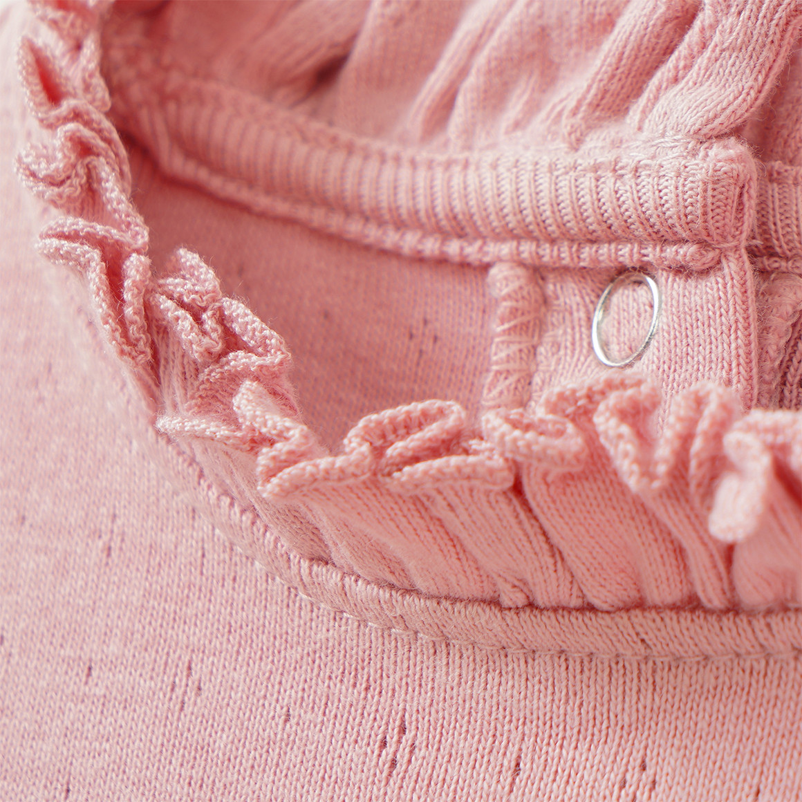 Baby Langarmshirt mit Ajour-Muster