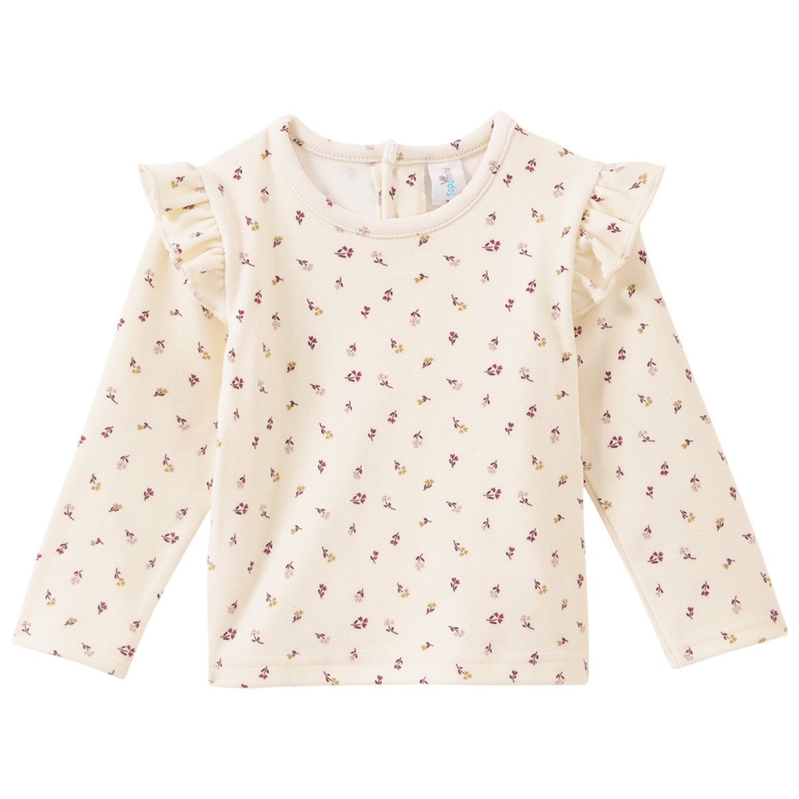 Baby Langarmshirt mit Allover-Muster