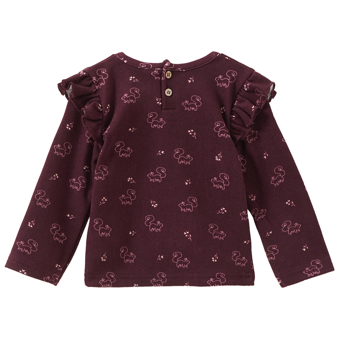 Baby Langarmshirt mit Allover-Muster