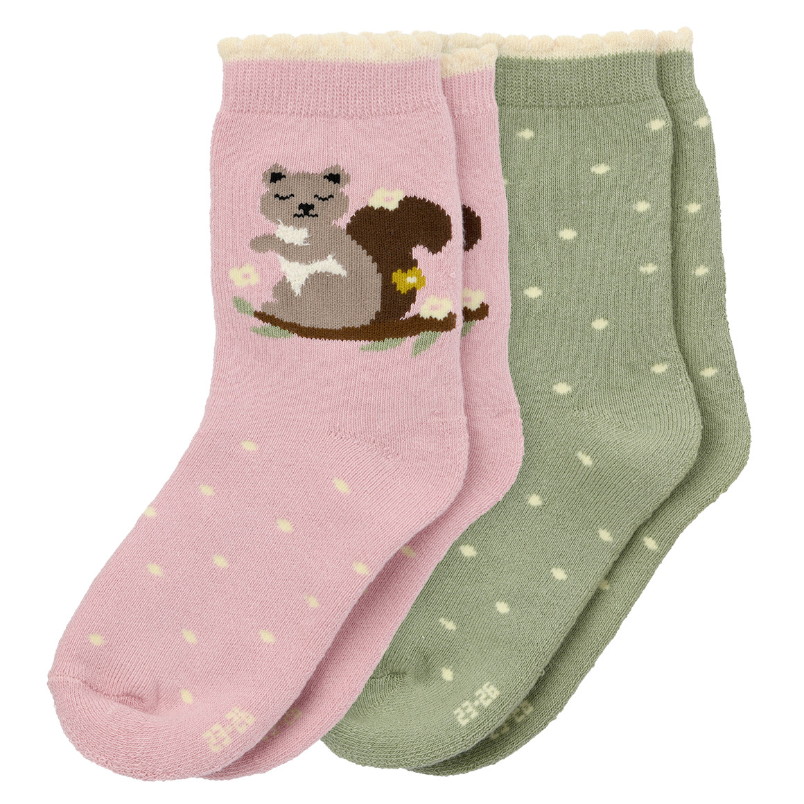 2 Paar Mädchen Frottee-Socken im Set