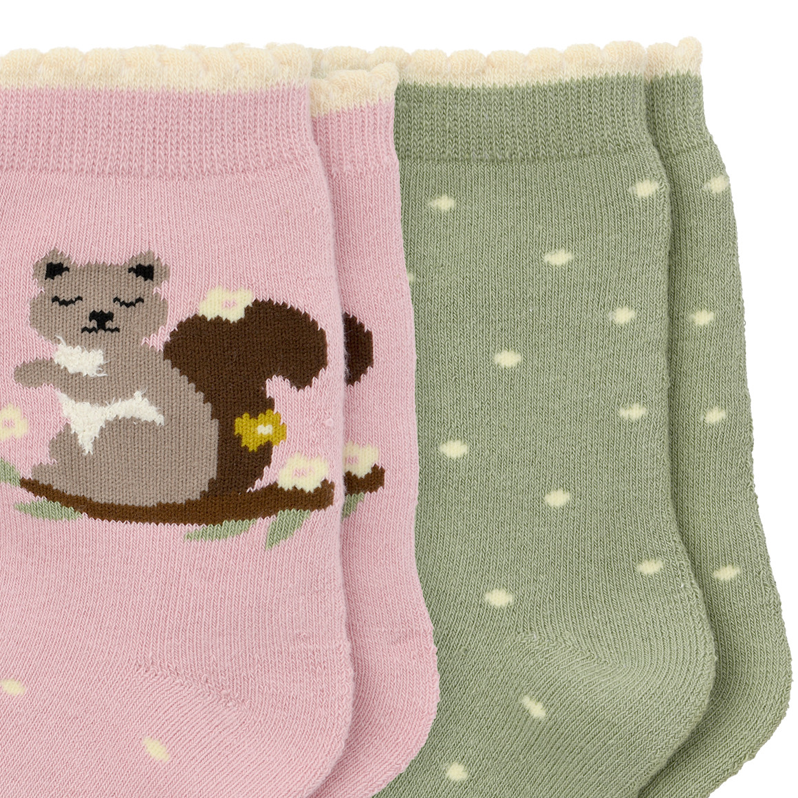 2 Paar Mädchen Frottee-Socken im Set
