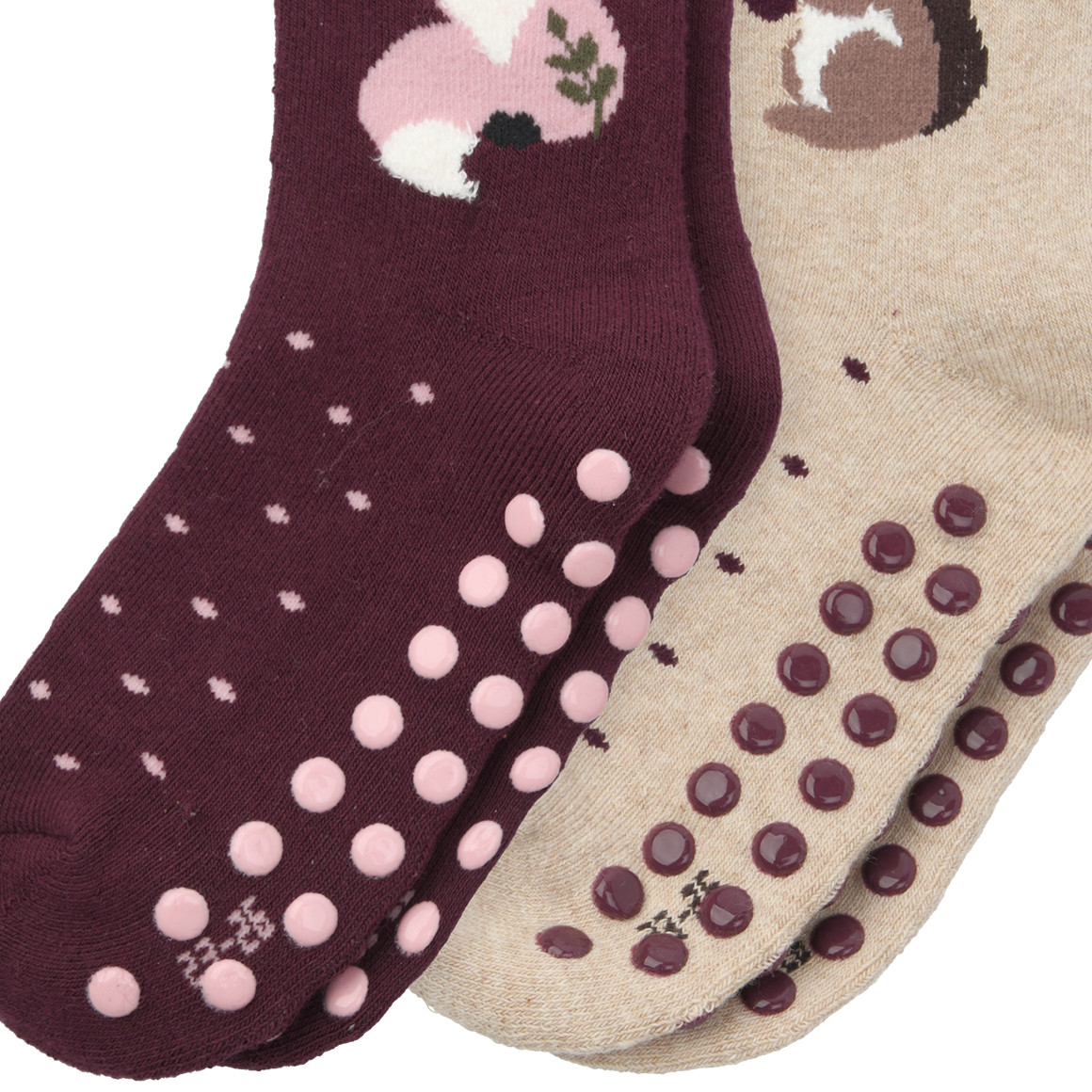 2 Paar Mädchen Stoppersocken im Set
