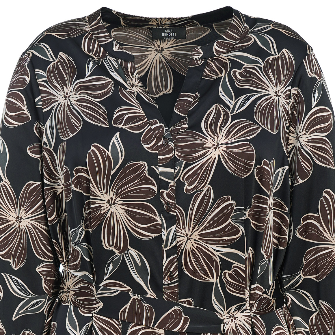 Damen Kleid mit Blumen-Muster