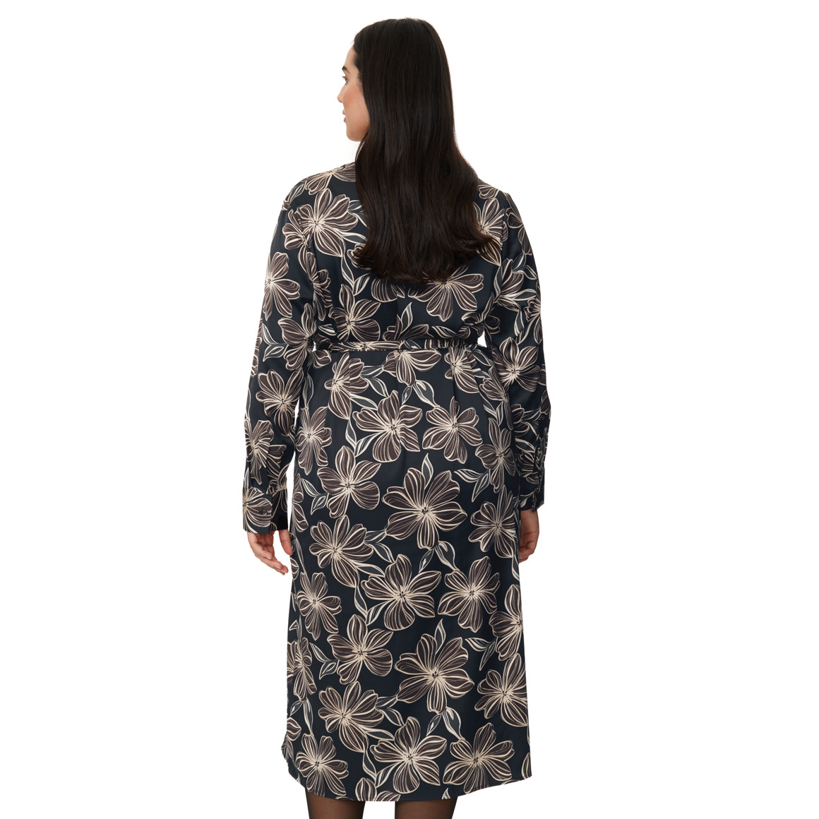 Damen Kleid mit Blumen-Muster