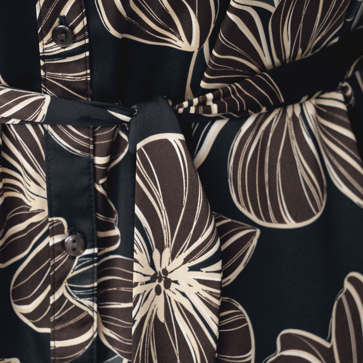 Damen Kleid mit Blumen-Muster