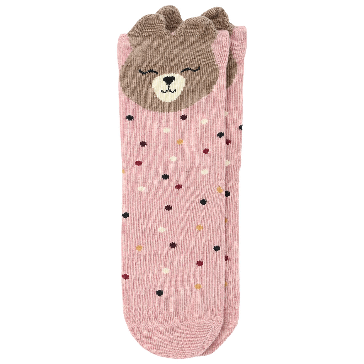 3 Paar Mädchen Socken mit Tiergesichtern