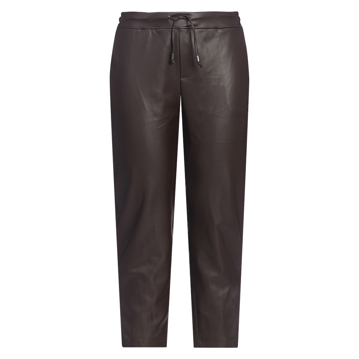 Damen Jogpants in Leder-Optik