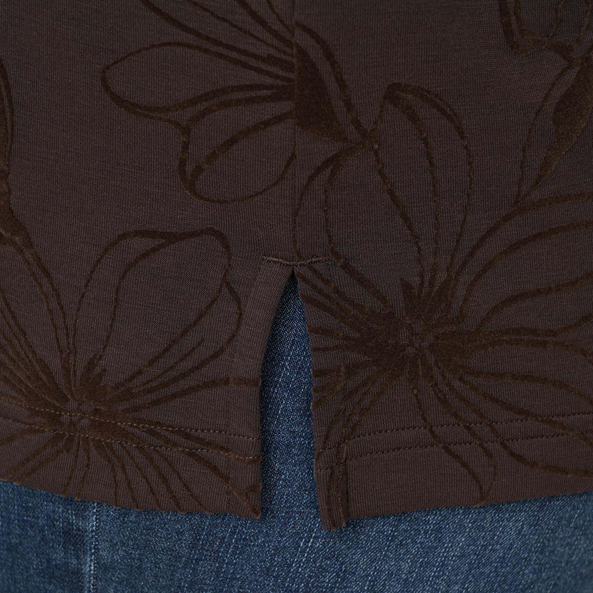 Damen Modal-Shirt mit Blumen-Allover