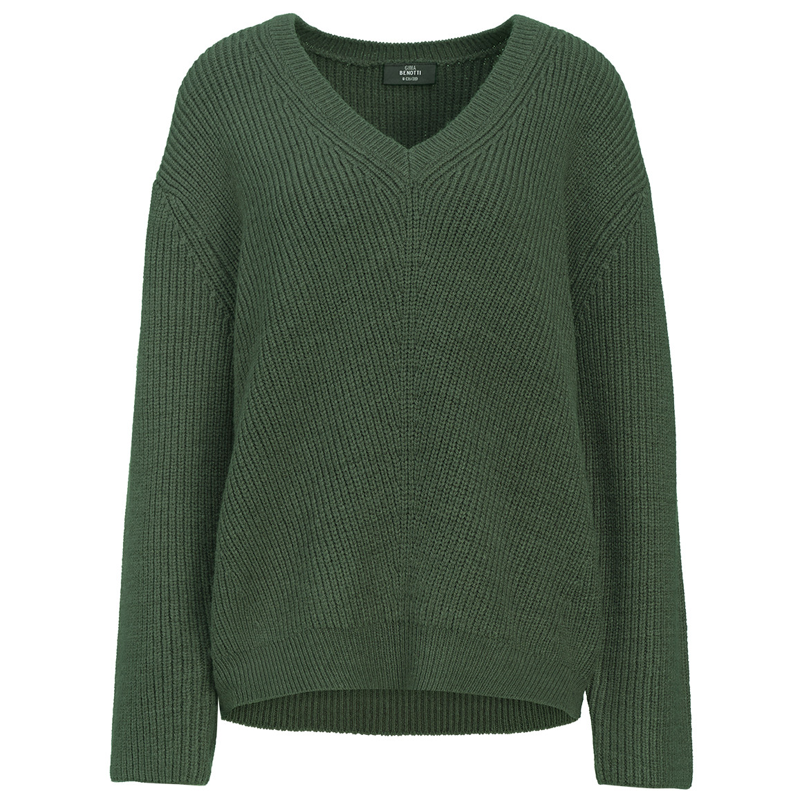 Damen Strickpullover mit V-Ausschnitt