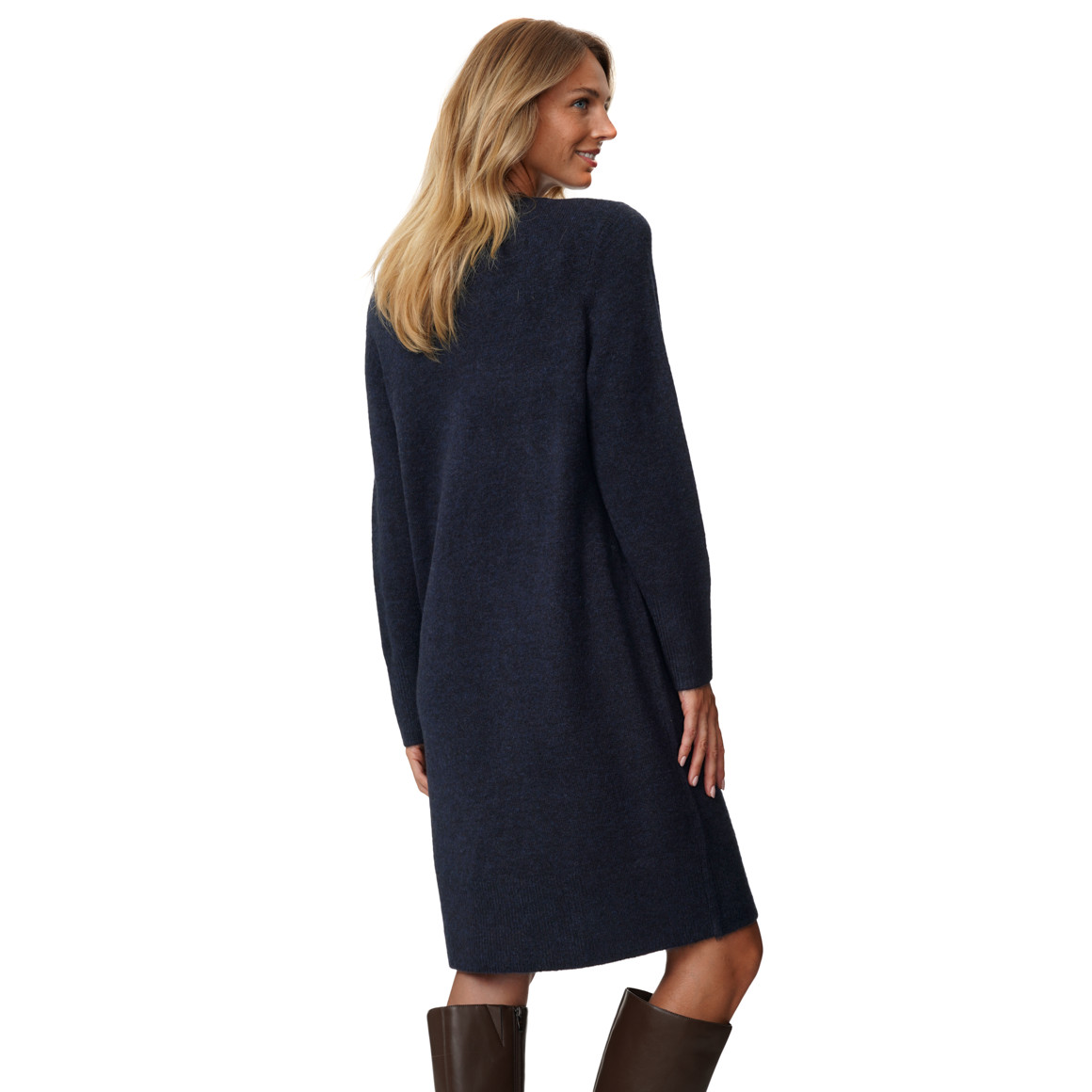 Damen Strickkleid mit Wollanteil