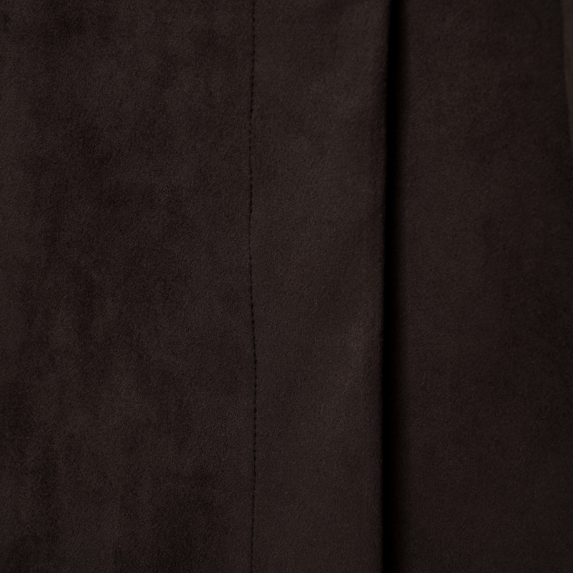 Damen Wickelrock in Veloursleder-Optik