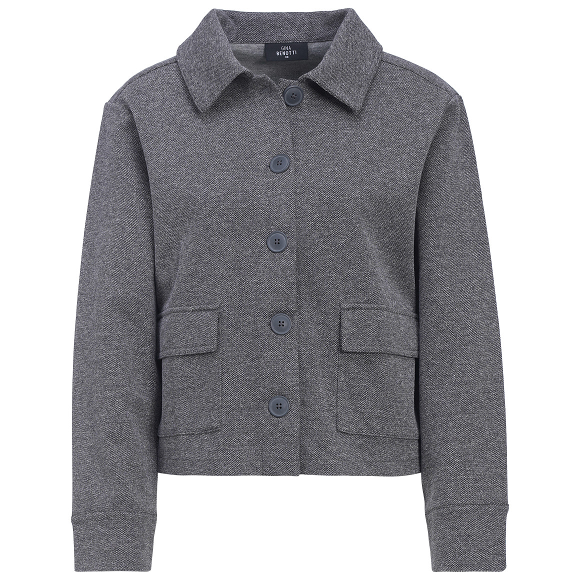 Damen Jacke in Melange-Optik