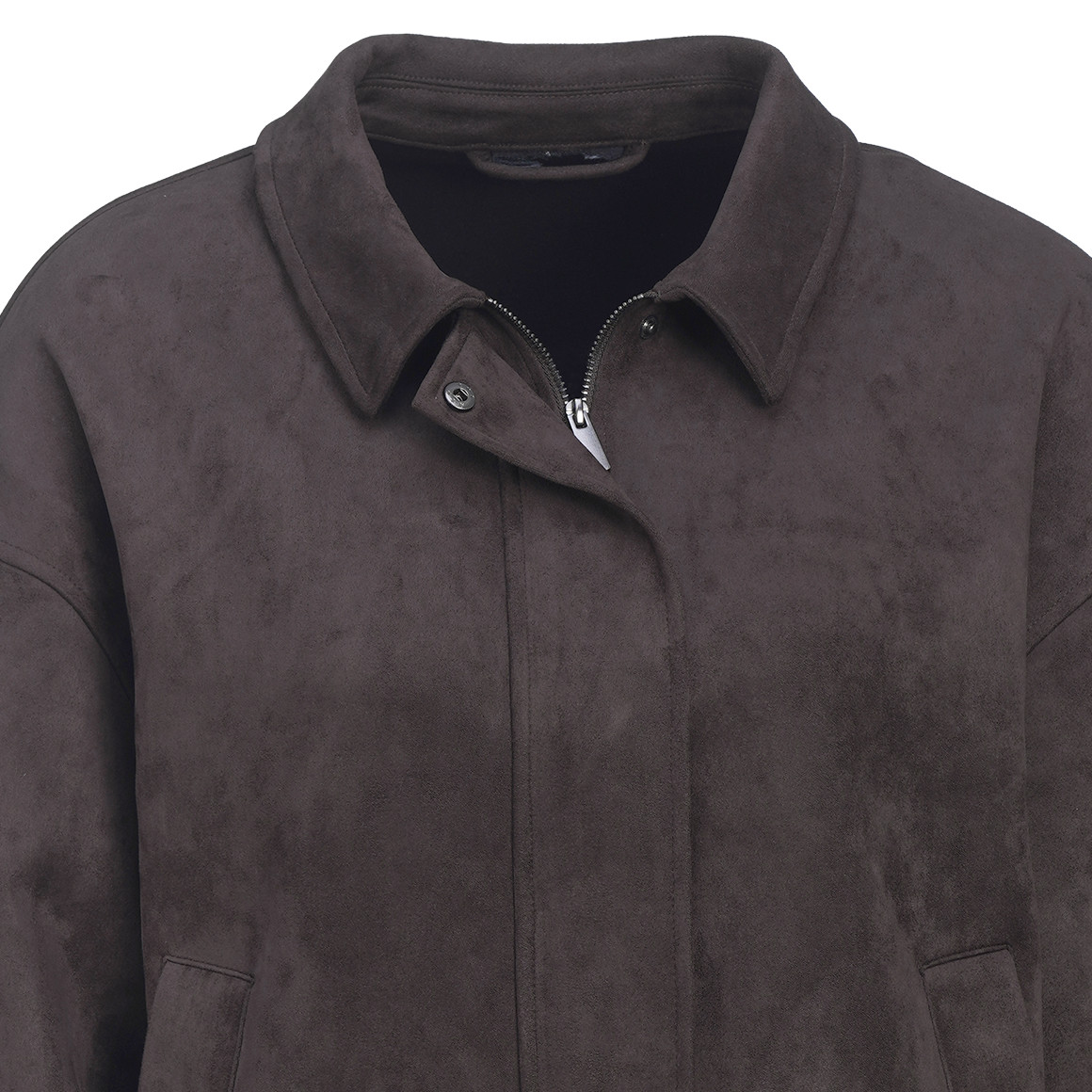Damen Jacke in Veloursleder-Optik